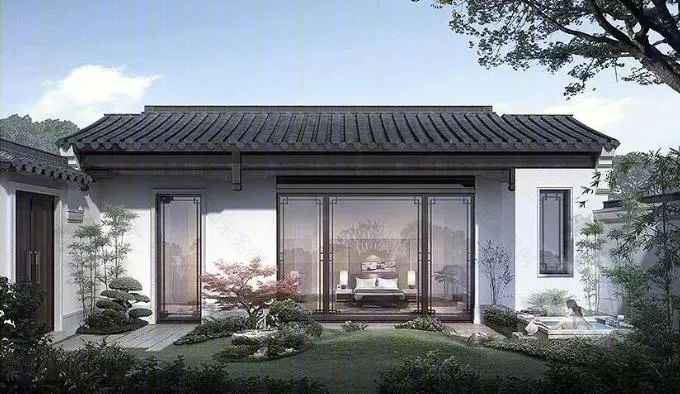 42㎡迷你中式合院丨中国武汉丨GAD(绿城设计),GTS(绿城环境)-20