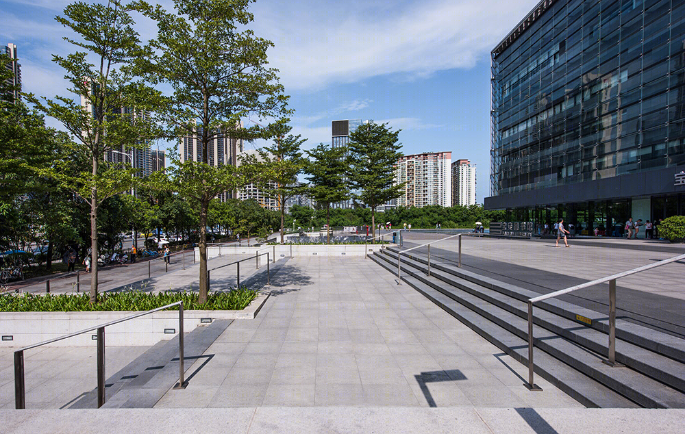 深圳宝安图书馆绿色海浪景观设计-10