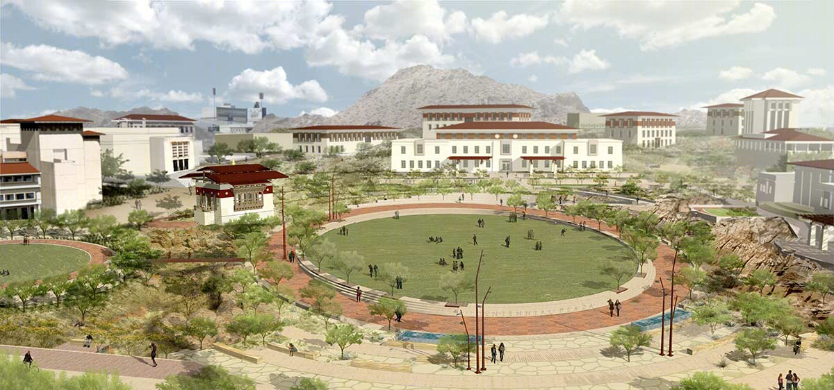 德州大学 El Paso 校区世纪广场-46