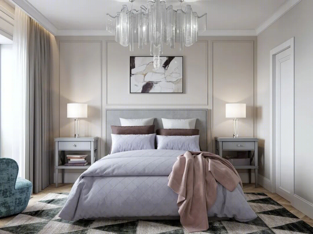 莫斯科现代轻奢高级质感的居住空间-24