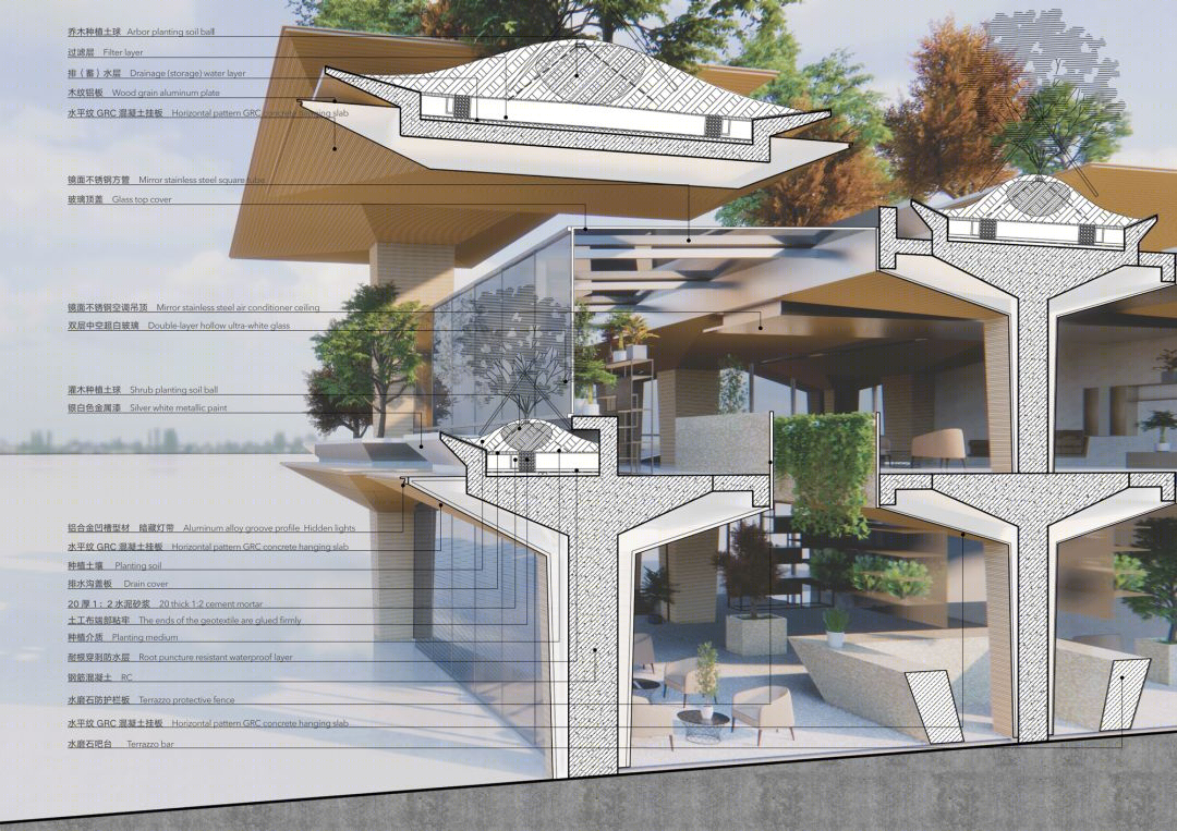 “伞之丘”生活方式集合店丨中国长沙丨line+建筑事务所,gad-40