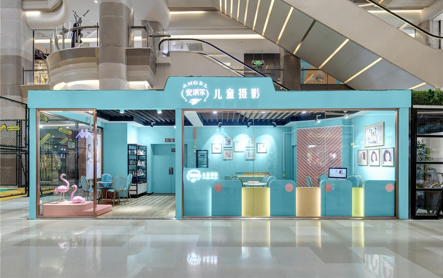 宜宾安琪尔儿童摄影打造蓝色缤纷空间-3