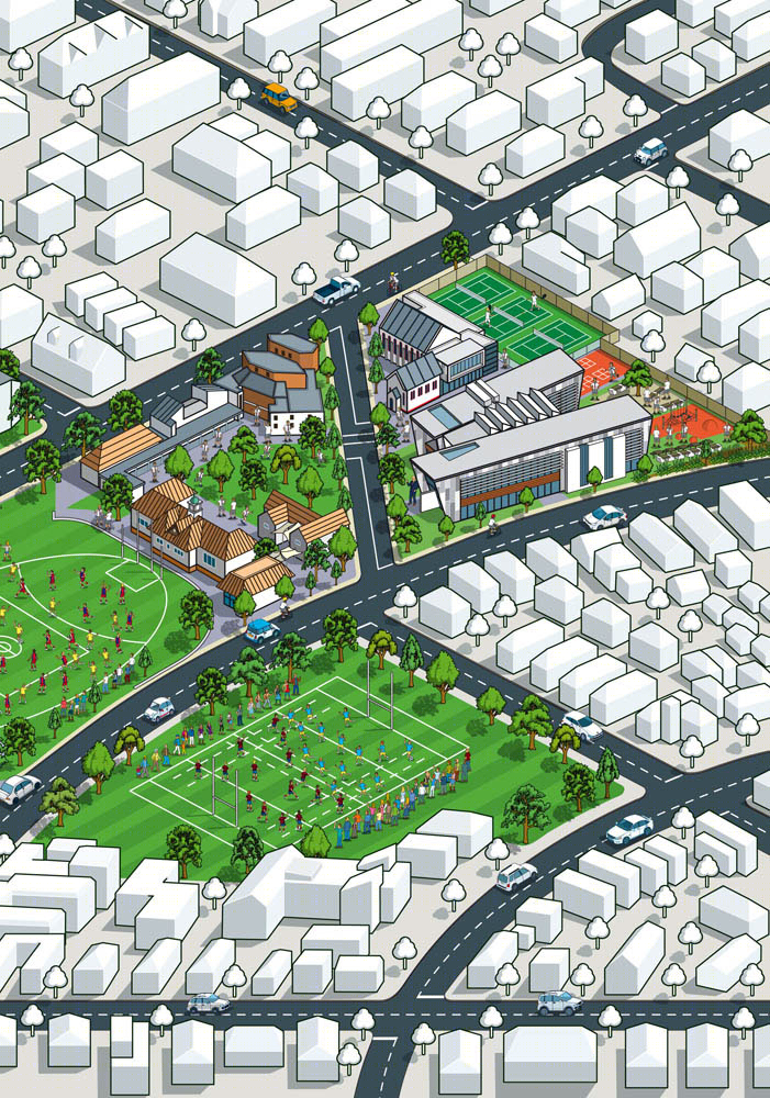 墨尔本 Brighton Grammar School 校园地图设计-10