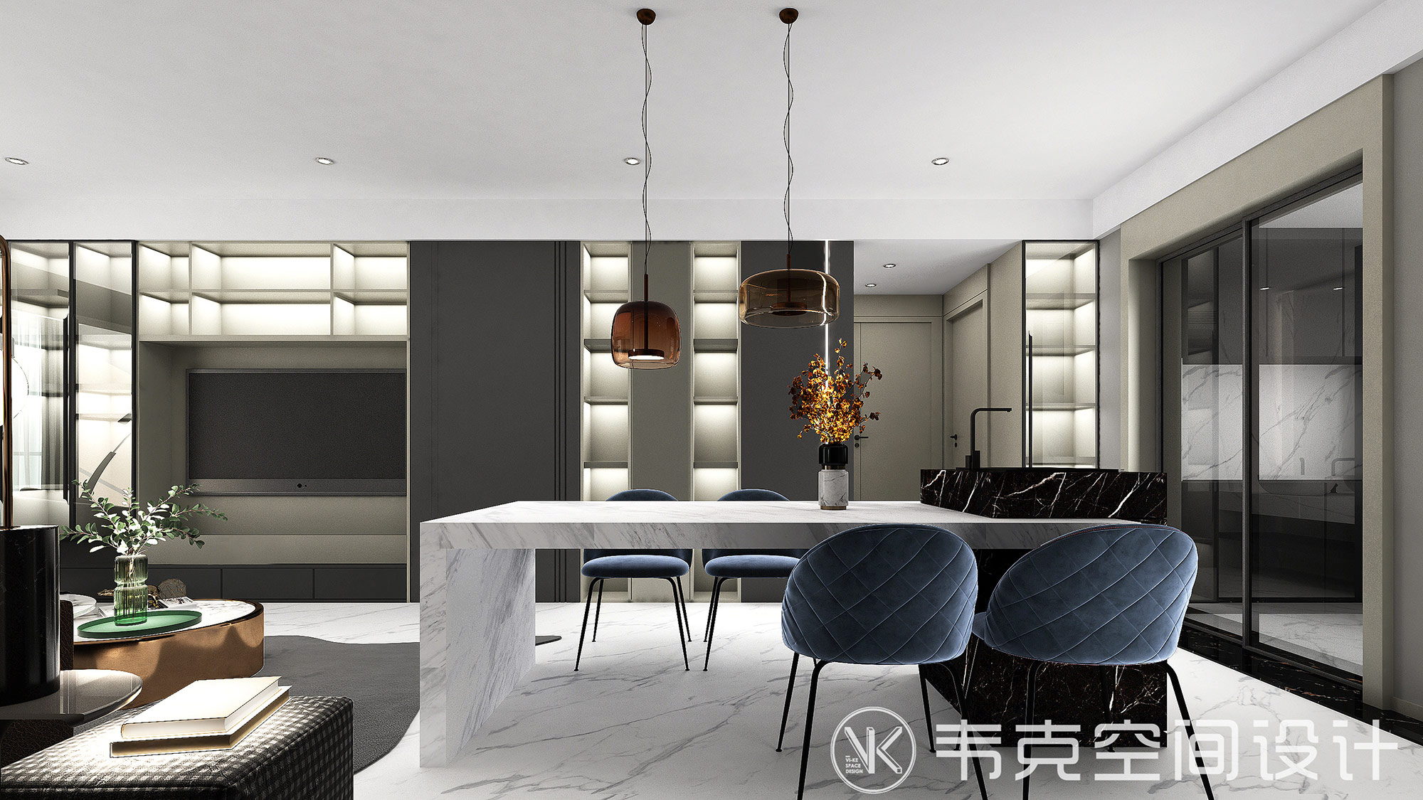 韦克之家 | 三代同堂的轻奢简约生活-7