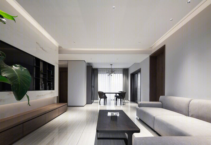 181m²现代极简主义婚房-12