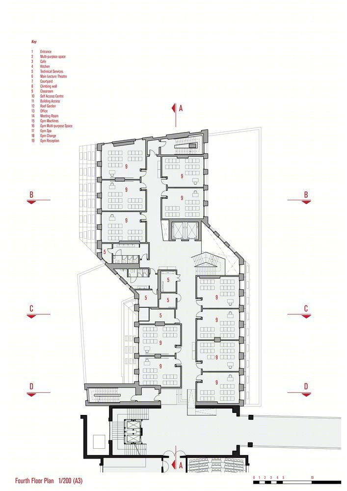 土耳其伊兹密尔经济大学外国语教学楼丨AUDB Architects-64