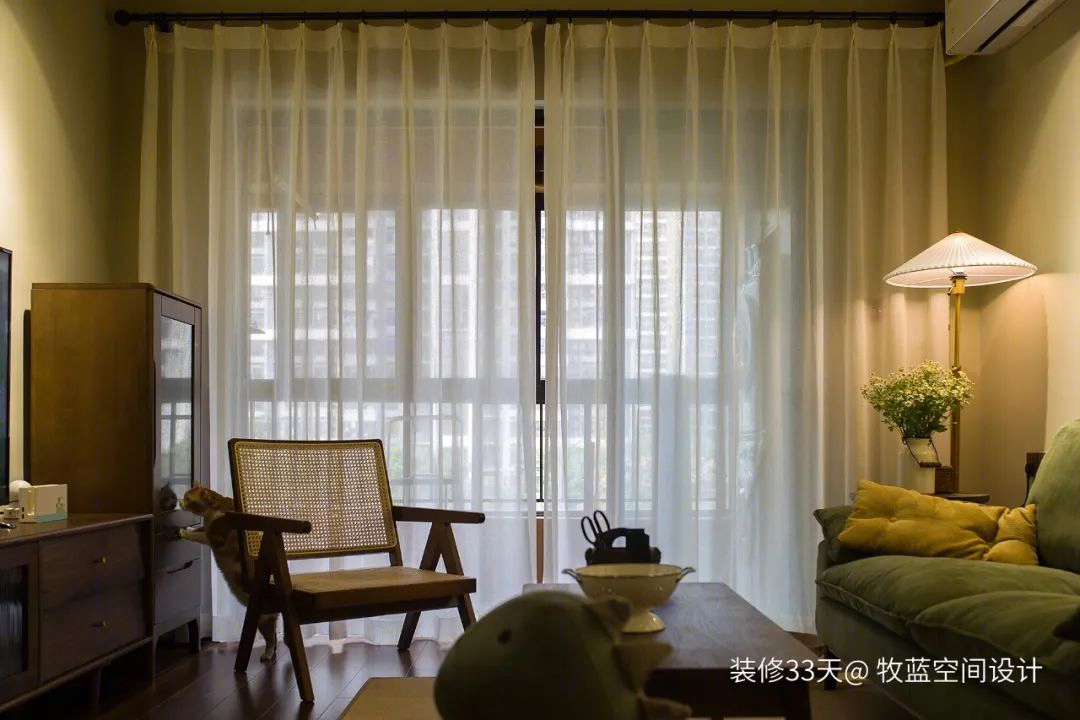 广州 88 平复古三室丨中国广州丨牧蓝空间设计(广州)-15