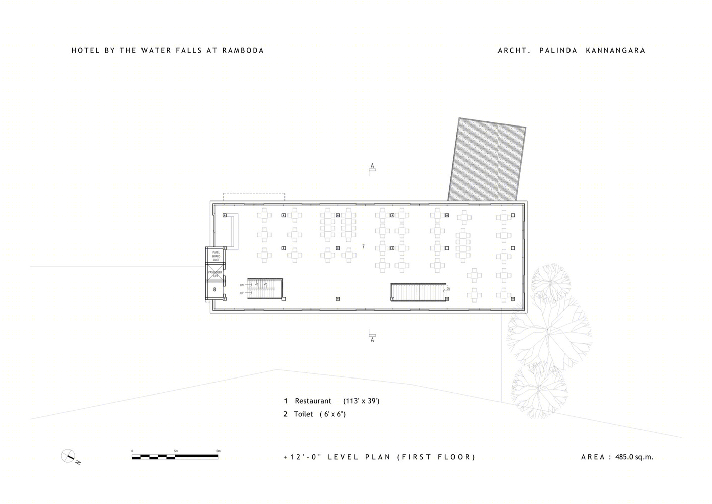 斯里兰卡瀑布旁酒店丨Palinda Kannangara Architects-23