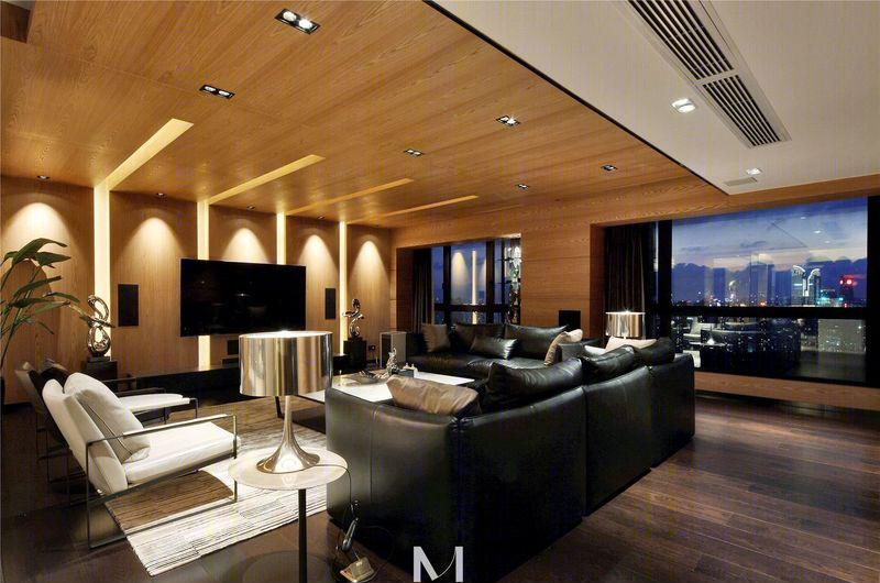 深圳福田 CBD 现代奢华家居设计-31