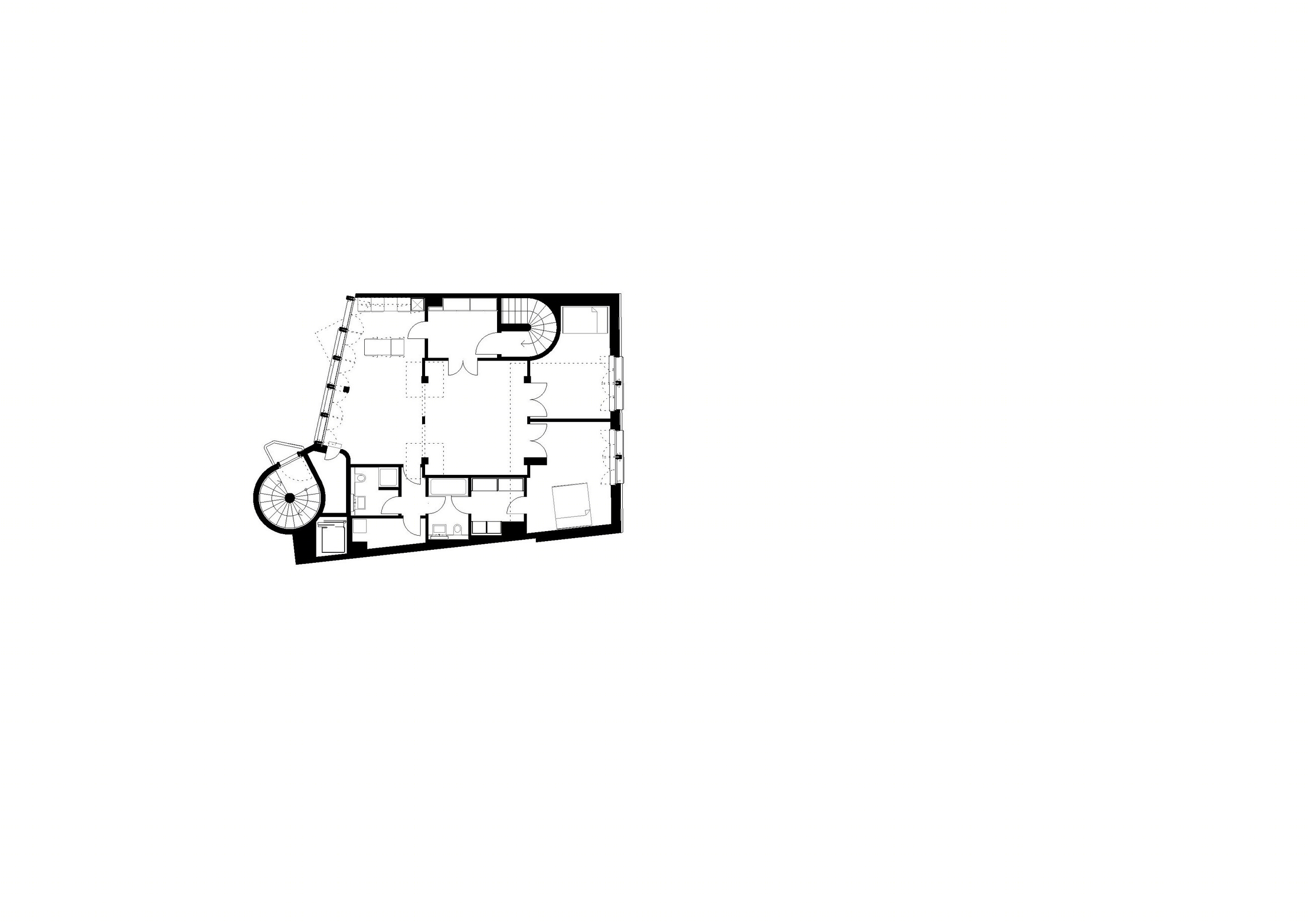 苏黎世中心区 conversion appartment building 设计亮点与解读-43