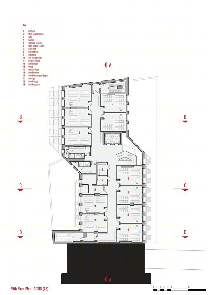 土耳其伊兹密尔经济大学外国语教学楼丨AUDB Architects-65