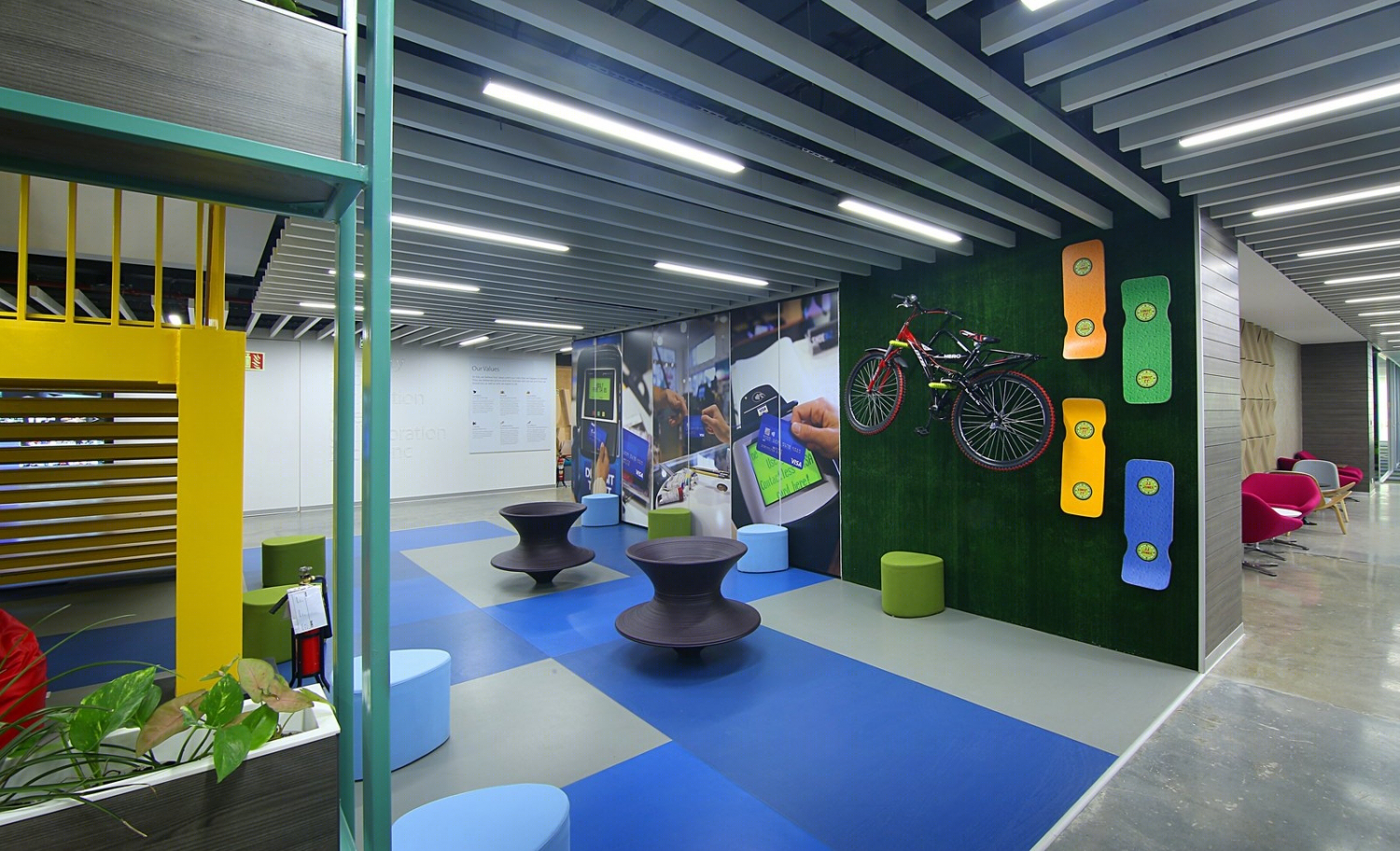 印度班加罗尔 Visa 办公室 | 生活工作平衡的绿意空间-19