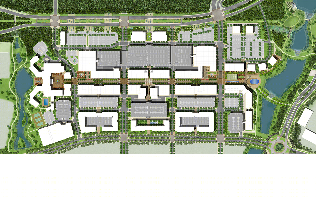 美国 Springwoods 村庄 | 环保理念下的现代社区设计-28