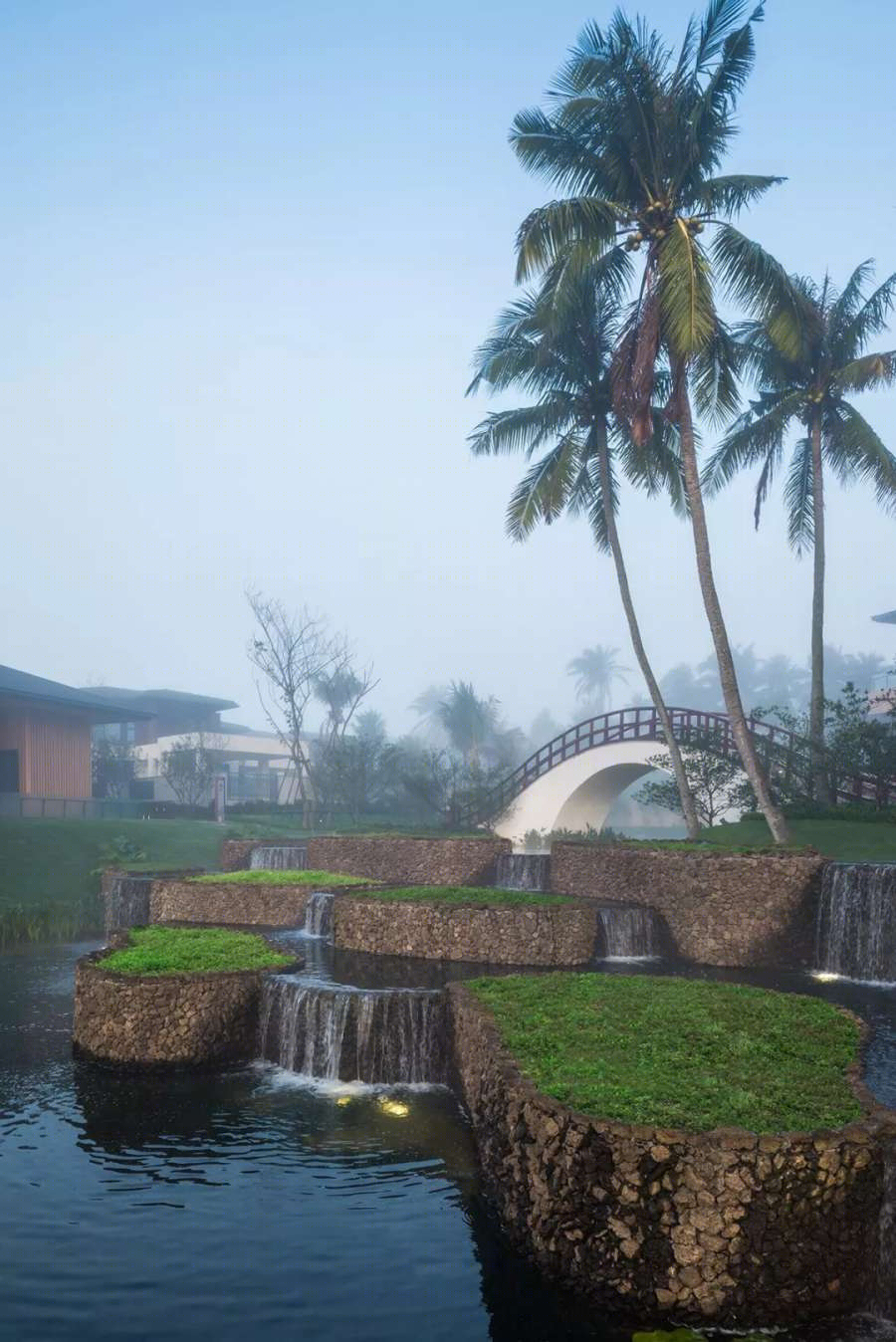 鲁能文昌山海天淇水湾捌号示范区景观-36