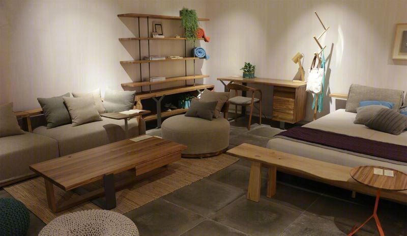 费罗娜展厅 | 简约素净，木加水泥元素展现空间美学-17