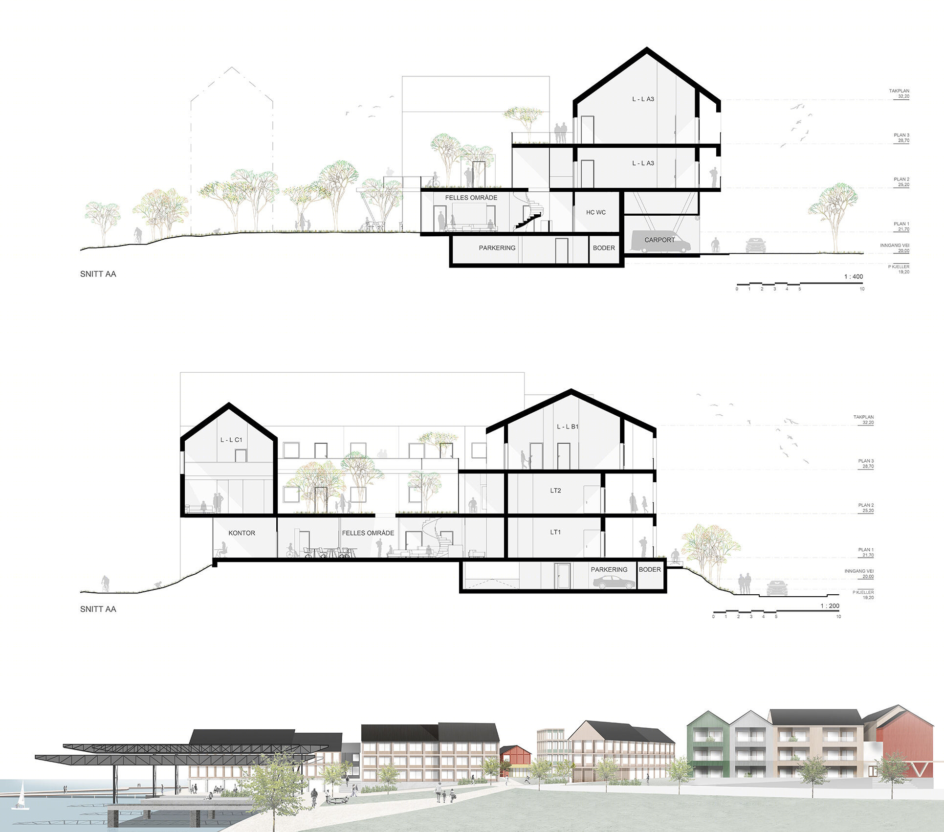 挪威 Notodden Housing · 残疾儿童公寓的宜居景观设计-11
