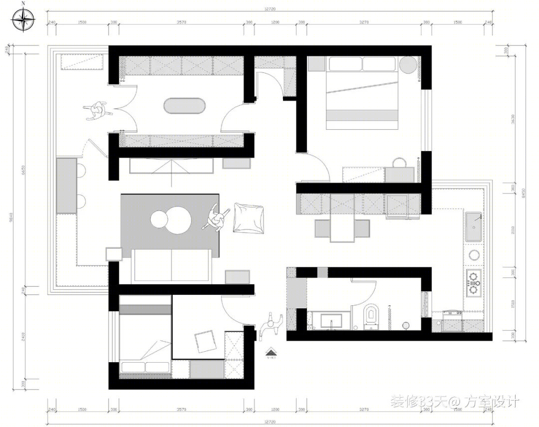 复古优雅法式美宅丨中国成都丨FunHouse 方室设计（成都）-5