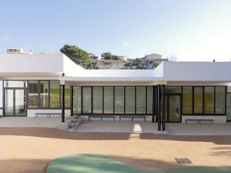 法国 Les Severiers 幼儿园丨Pirollet Architectes-7