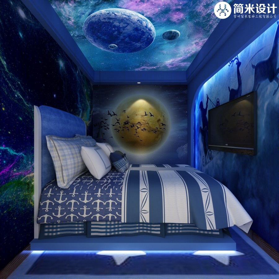 主题轰趴馆设计-星空主题                     -6