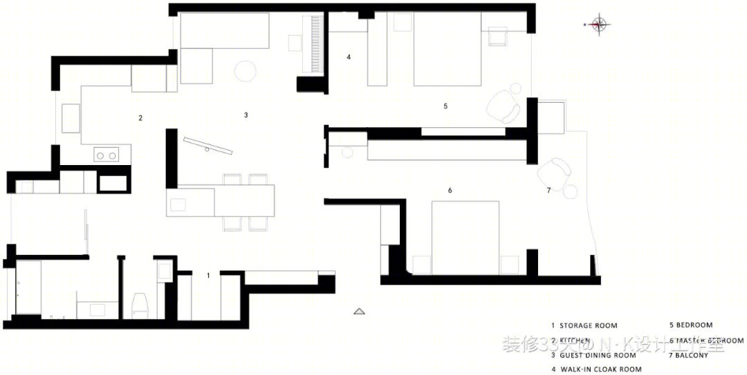 125 平现代质感两居室丨中国武汉丨N·K 设计工作室（武汉）-5