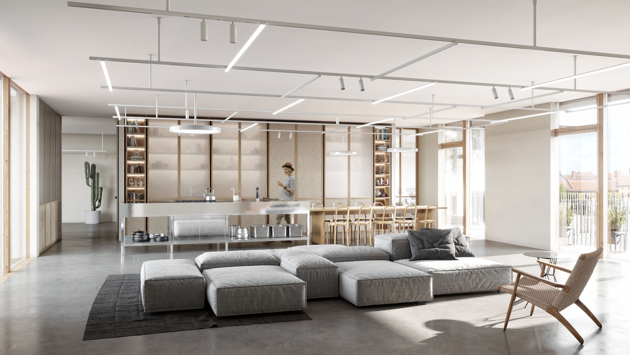 柏林旧厂房公寓设计丨德国柏林丨Hagar Abiri Architecture & Design-15