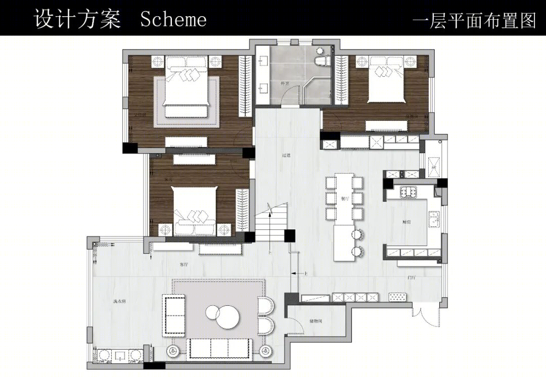 大港御景新城复式实景，冰蓝色梦幻空间-15