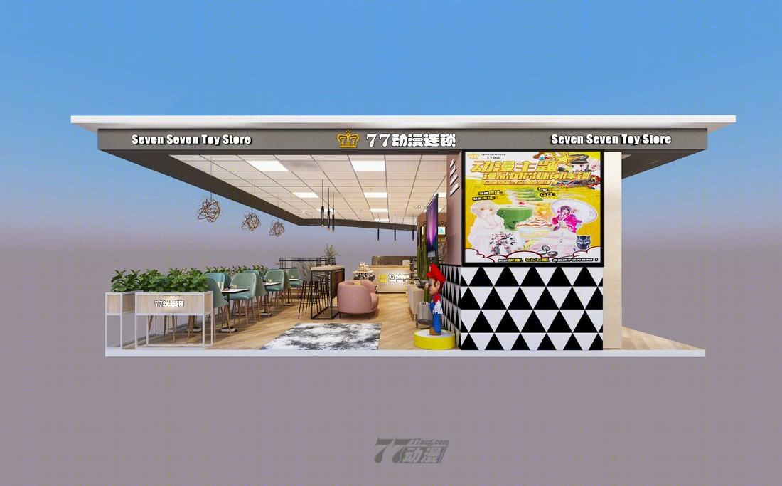 77 动漫店室内设计-22