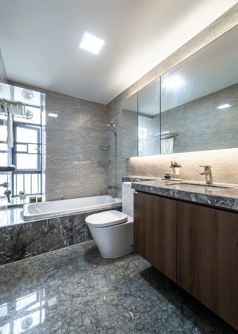 124 平米现代美式公寓 | 三房改四房,打造温馨宁静阅读空间-38