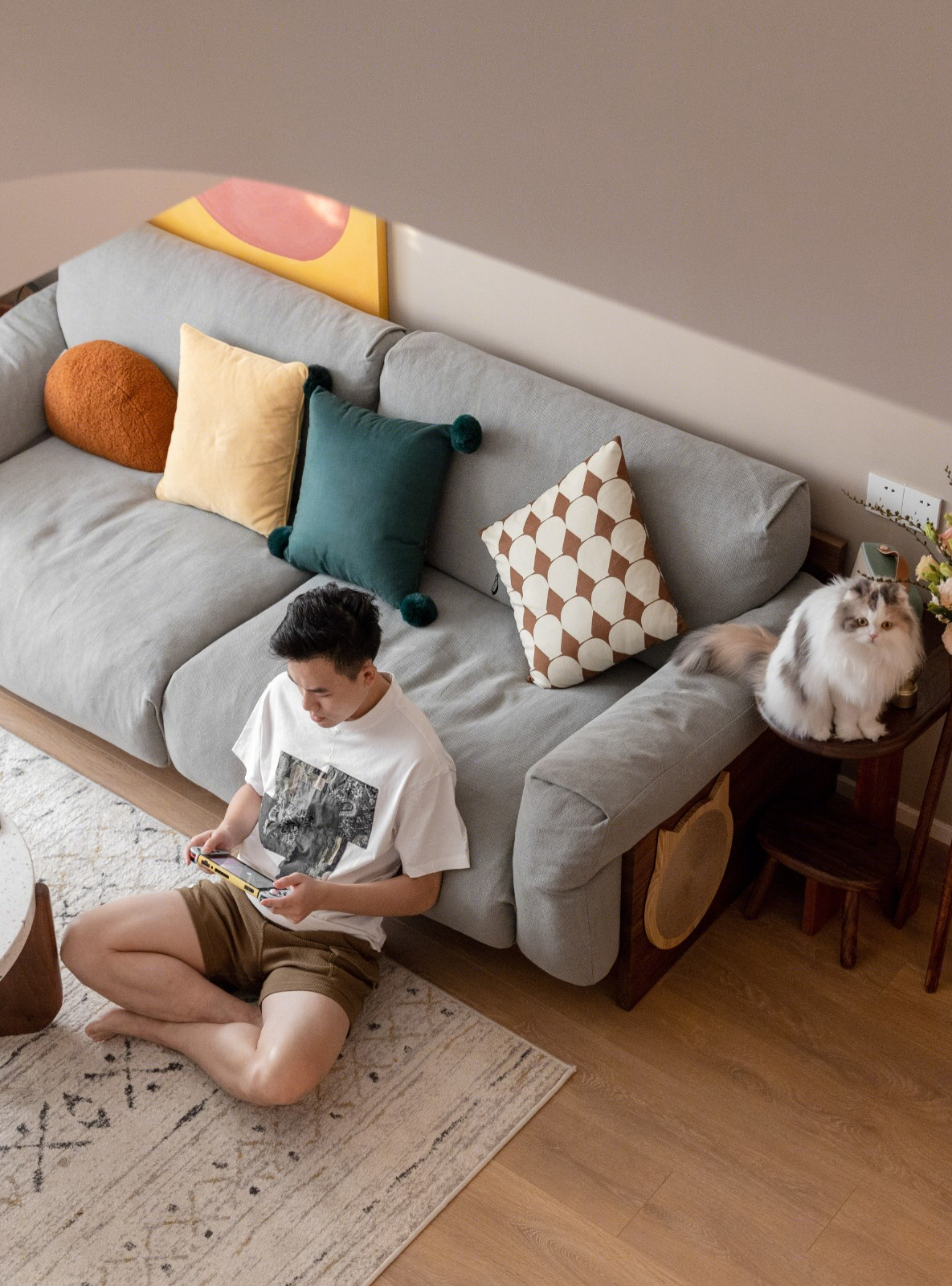 俩人俩猫的温馨小屋 loft公寓-21