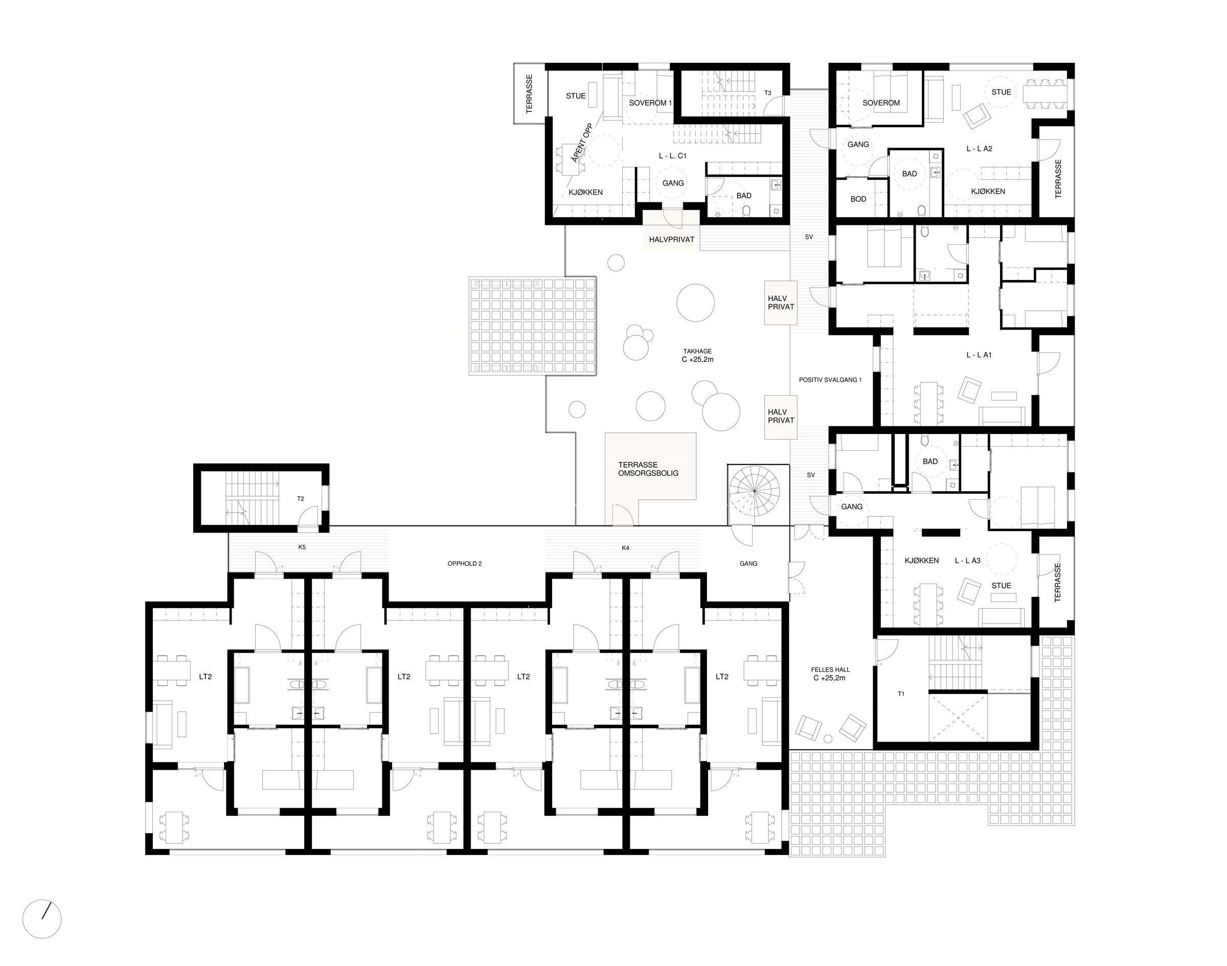 挪威 Notodden Housing · 残疾儿童公寓的宜居景观设计-12