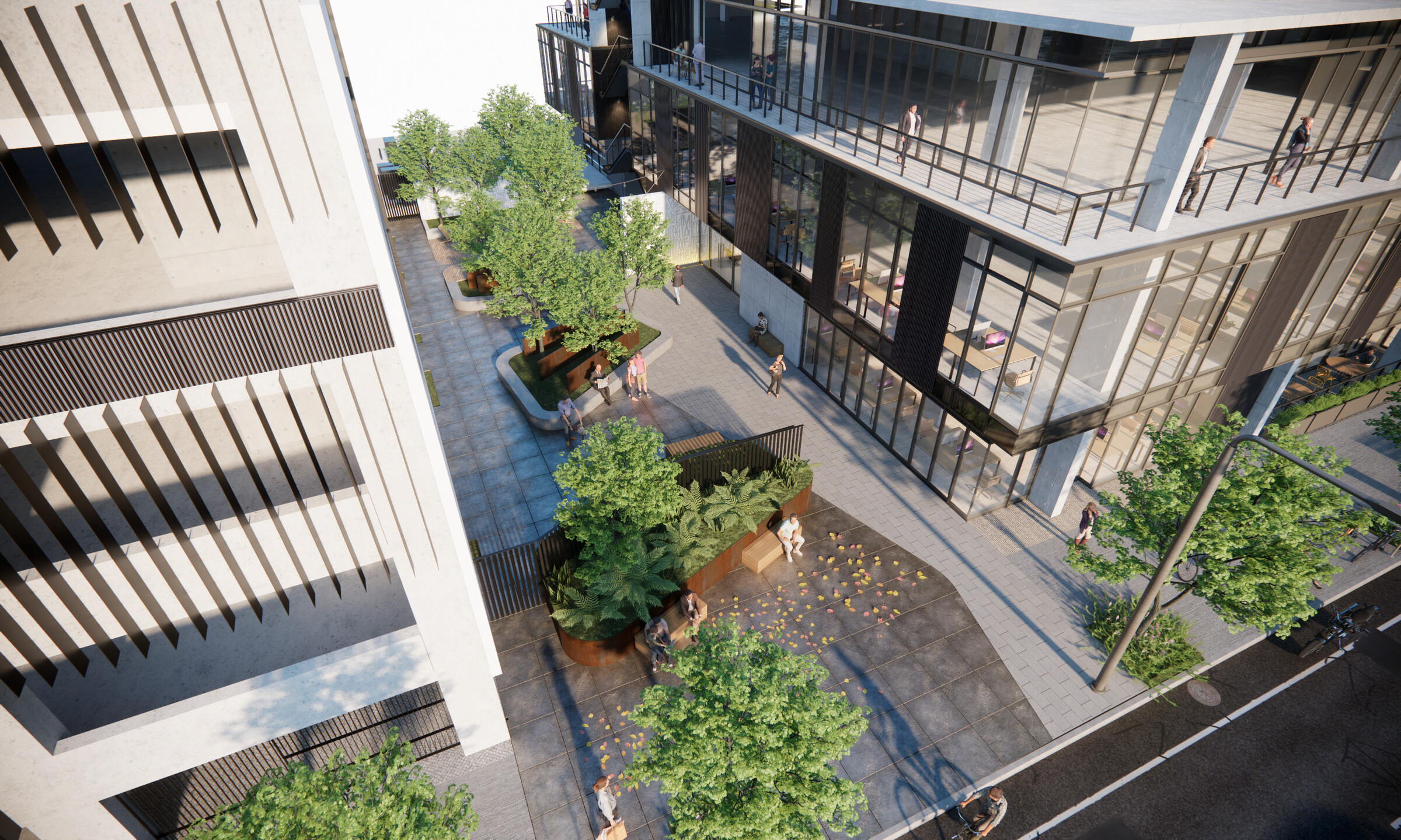 Urban Canopy 绿色办公建筑丨美国洛杉矶丨Abramson Architects-7