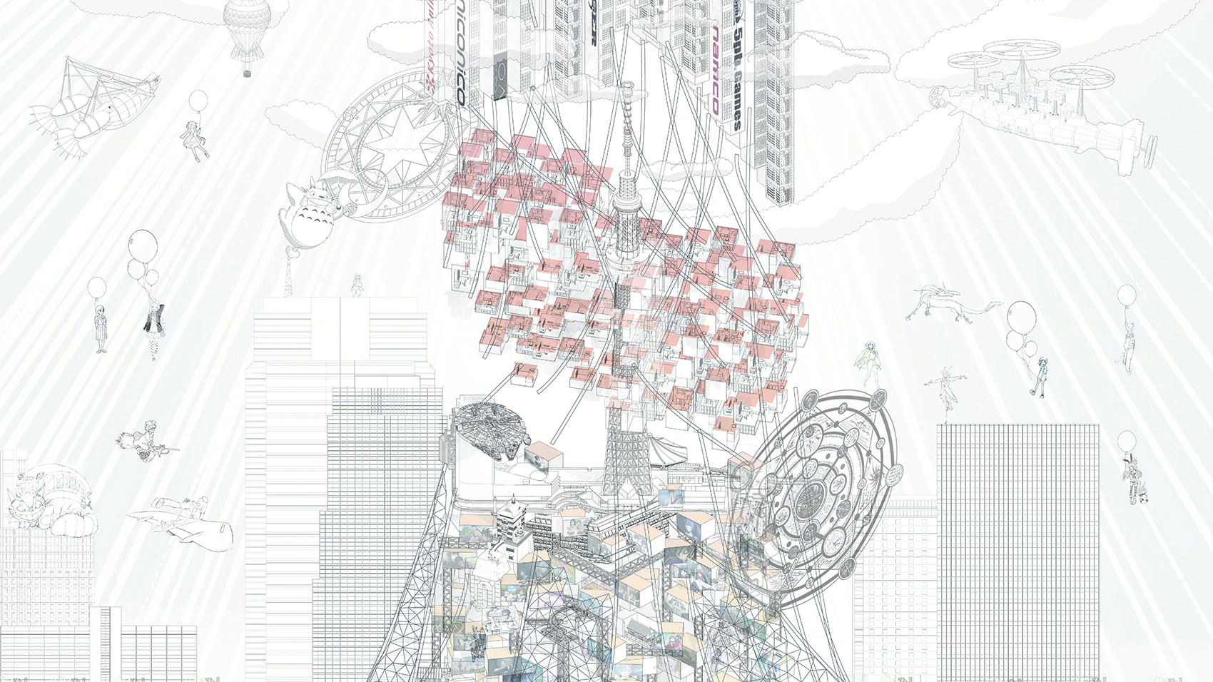 河北工业大学建筑学四年级高层设计展-99