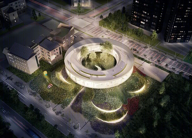 环状云山 · 仁川松岛国际城新公共图书馆设计丨韩国丨HOTT 建筑事务所-19