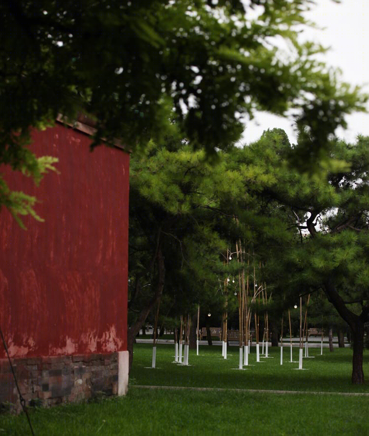 "向上"竹构空间 | 2012 北京地坛灯光节-19