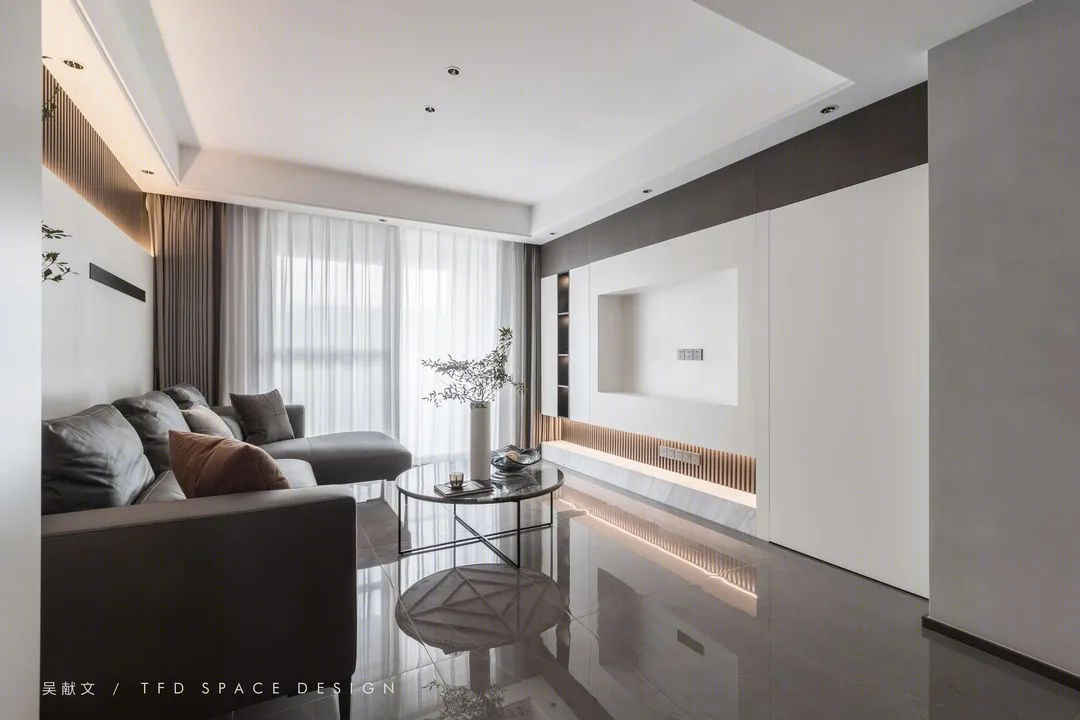 你眼中的世界 · 现代简约意式极简住宅设计丨拾嘉空间设计-5