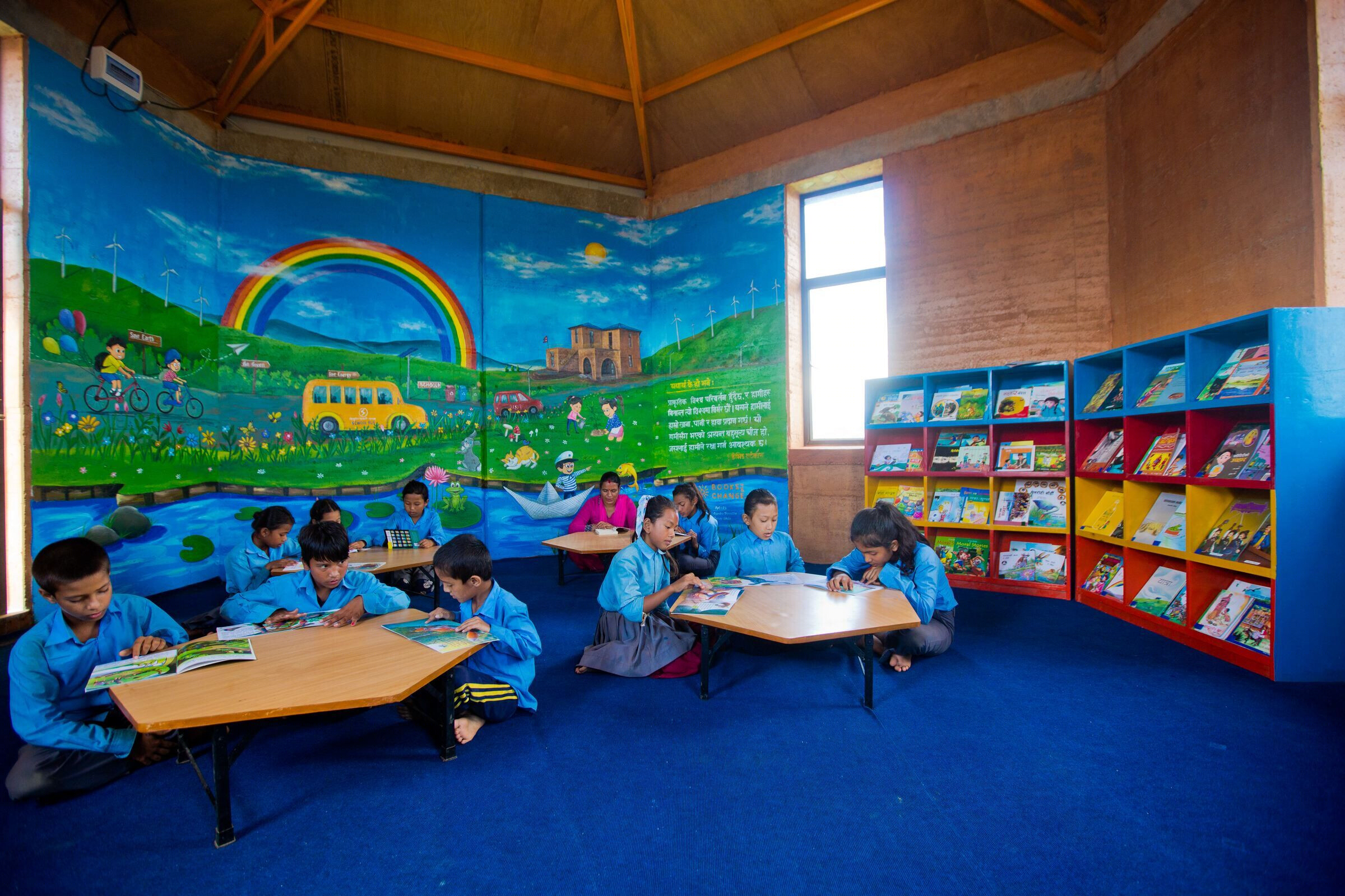 尼泊尔 Gulmeshwori Basic School丨尼泊尔巴格马蒂丨MESH Architectures-9