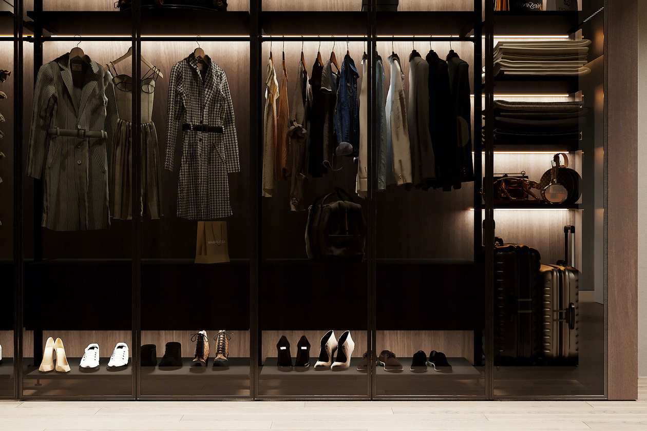 210㎡暖色系住宅设计 打造舒适慢生活-23