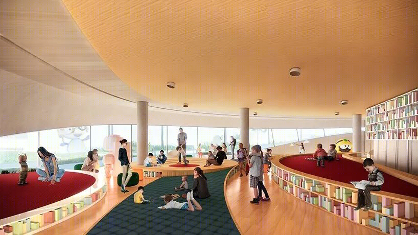 环状云山 · 仁川松岛国际城新公共图书馆设计丨韩国丨HOTT 建筑事务所-20