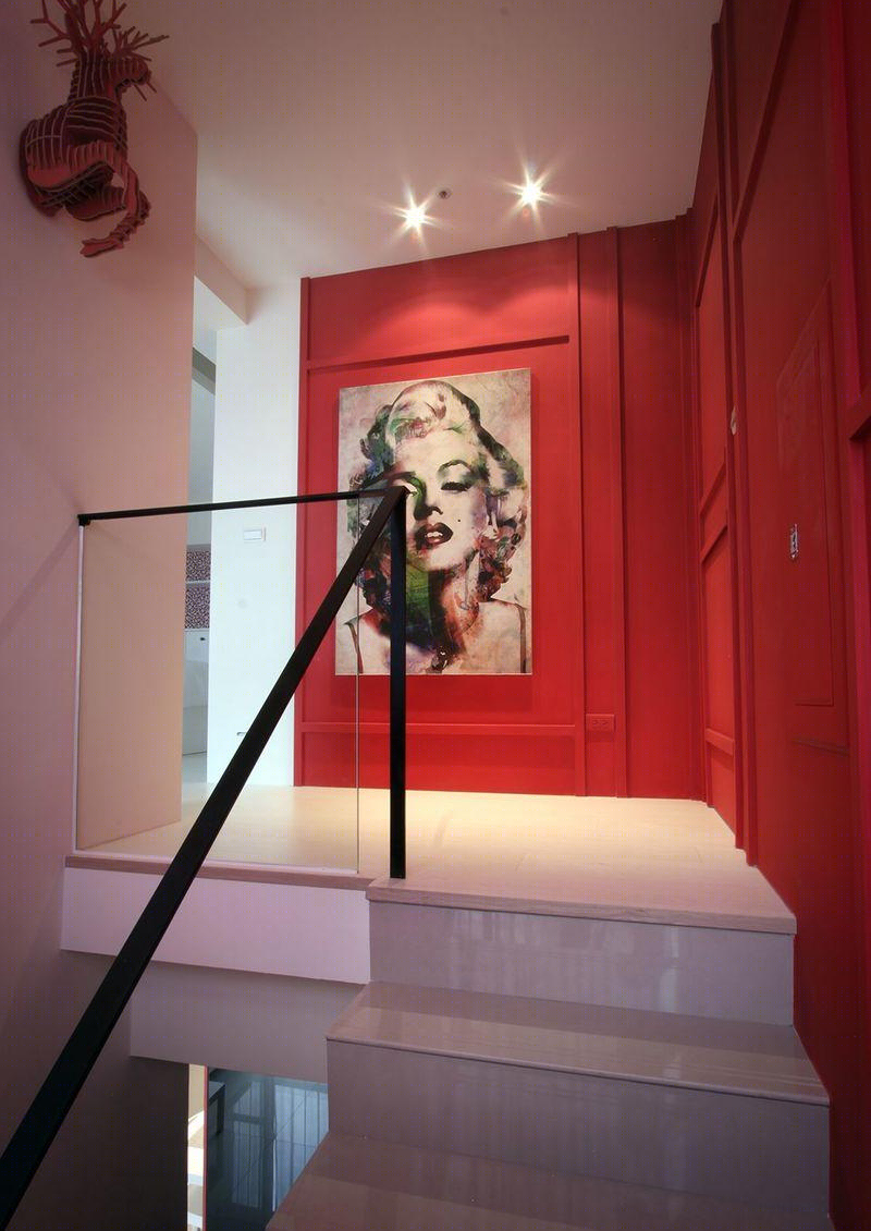 香榭林-- 紅與黑 | 夜店風居家設計-18