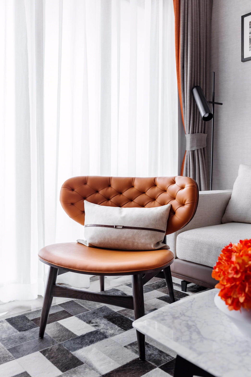 夏日时光客——现代简约风格中的活力橙色-4