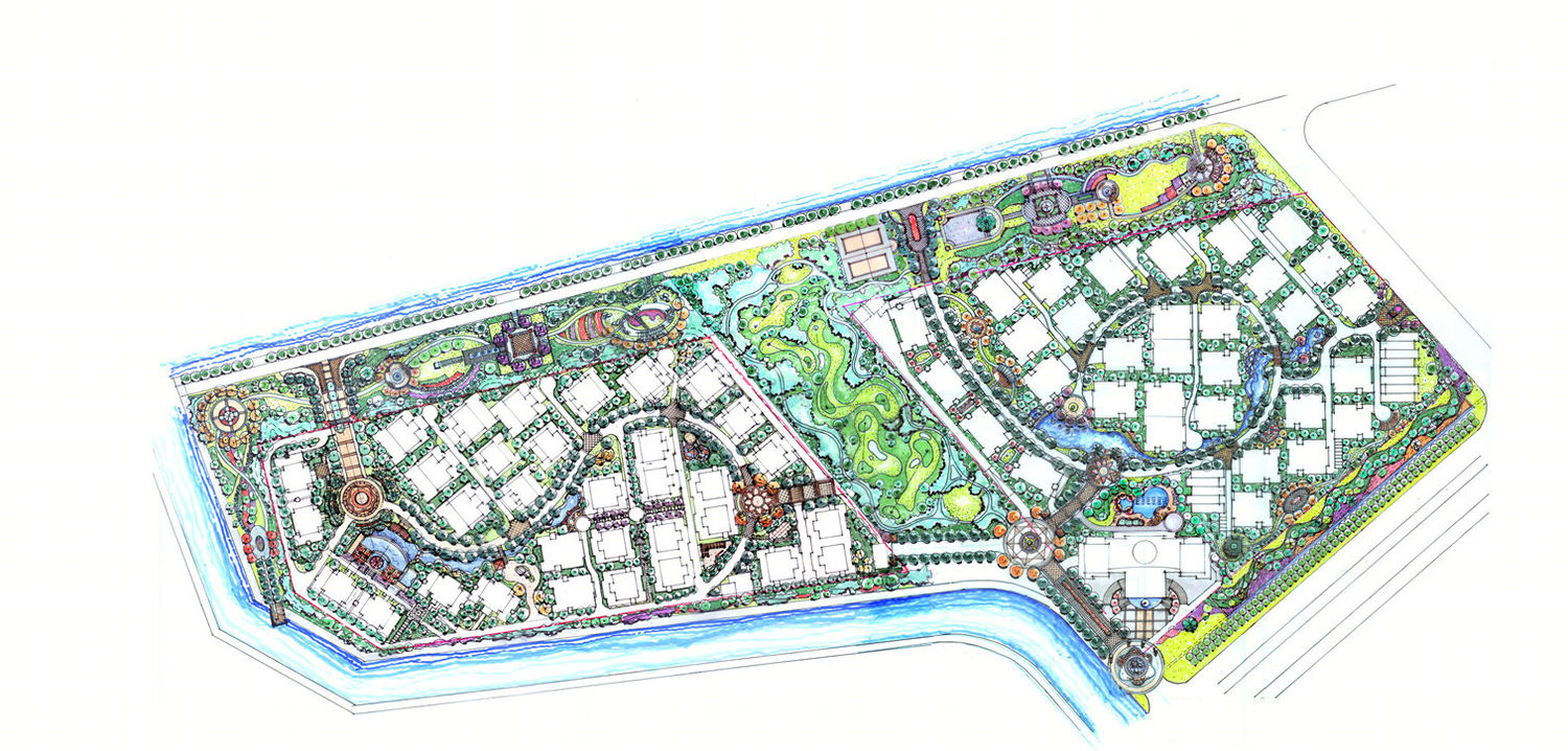 珠海明月湾法式别墅景观设计-12