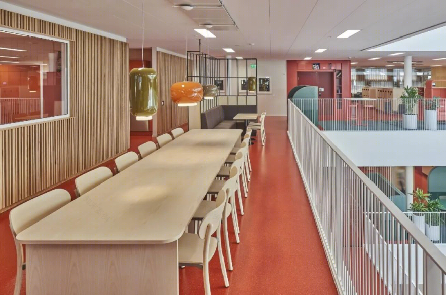 Mälardalen 大学 Eskilstuna 新校园丨瑞典丨丹麦 3XN 建筑事务所(建筑设计),AIX 建筑事务所(室内设计)-28