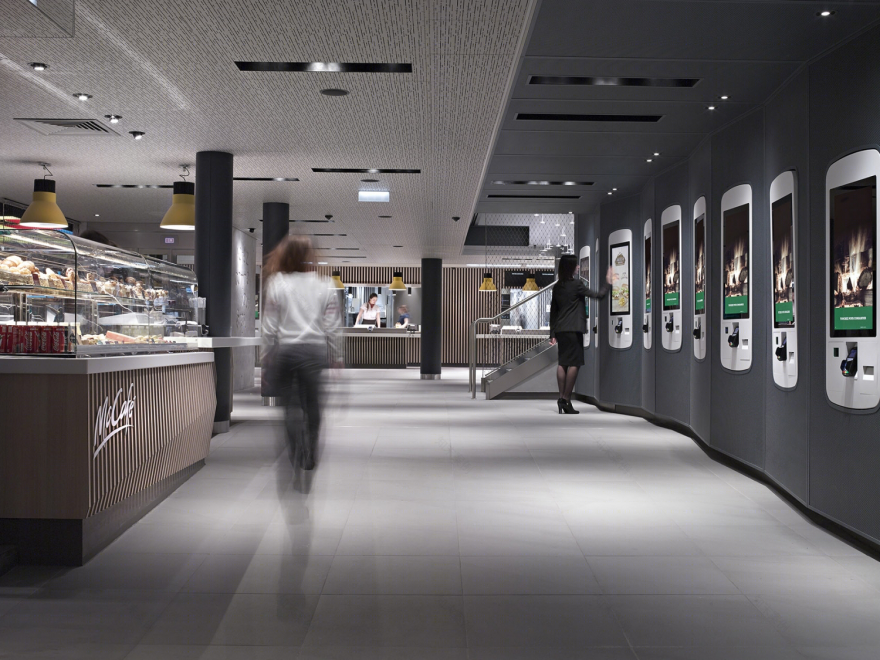 巴黎香榭丽舍麦当劳旗舰店,现代设计诠释餐饮空间-7