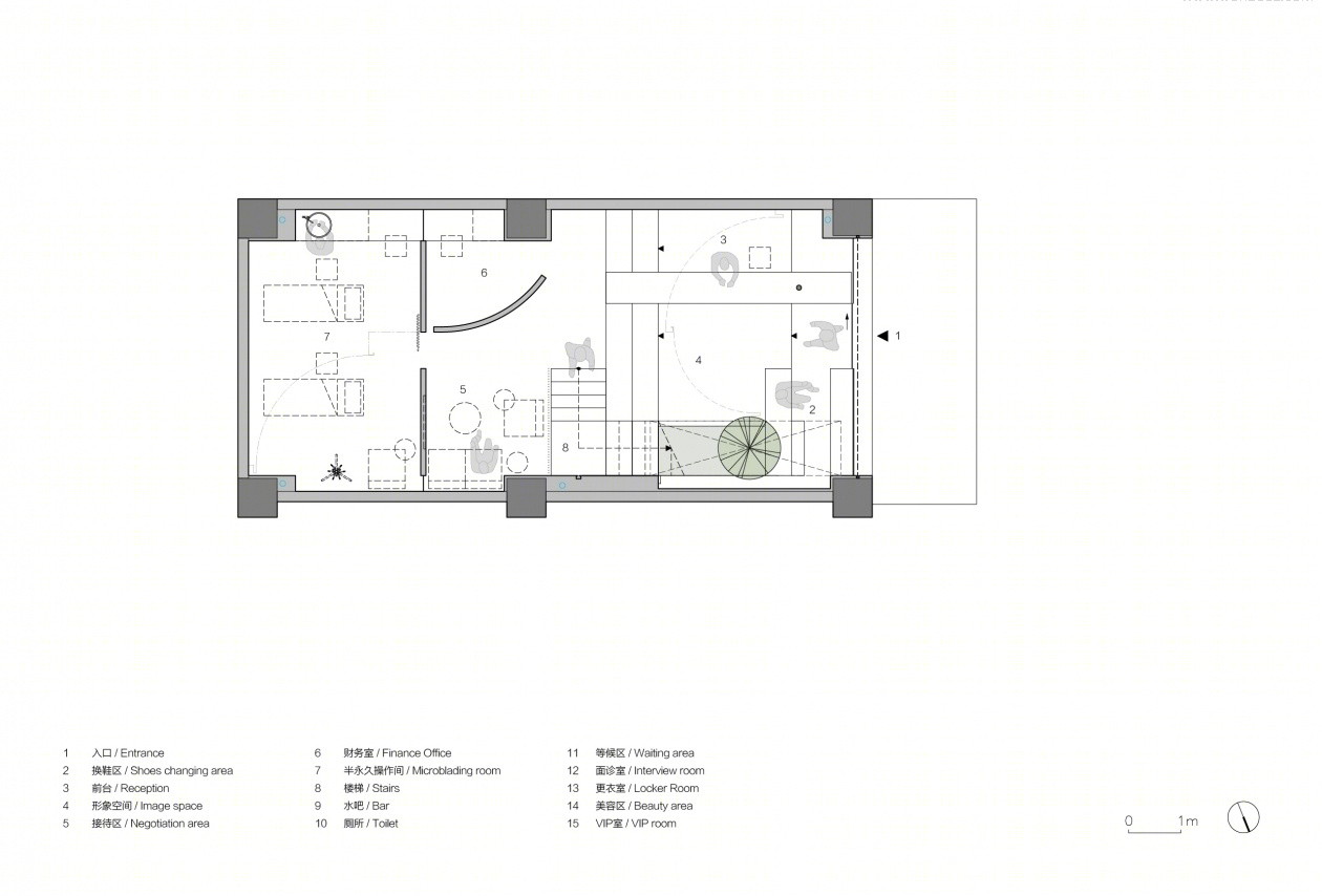 城市山丘B&M 美颜社丨中国汕头丨PADSTUDIO 质感建筑设计-46