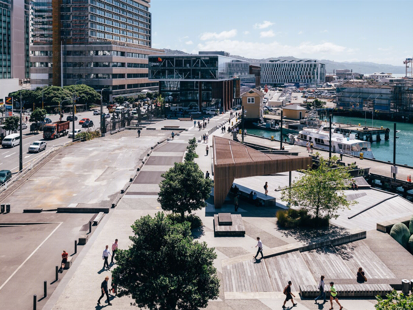 新西兰惠灵顿Kumutoto滨水空间-3