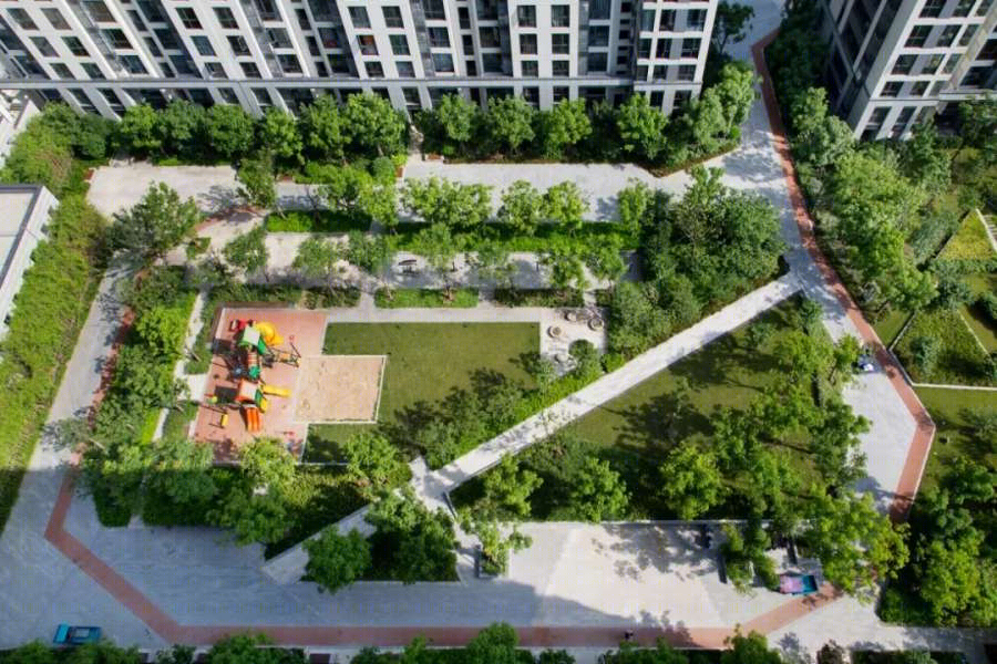 杭州良渚未来城住宅景观设计-6