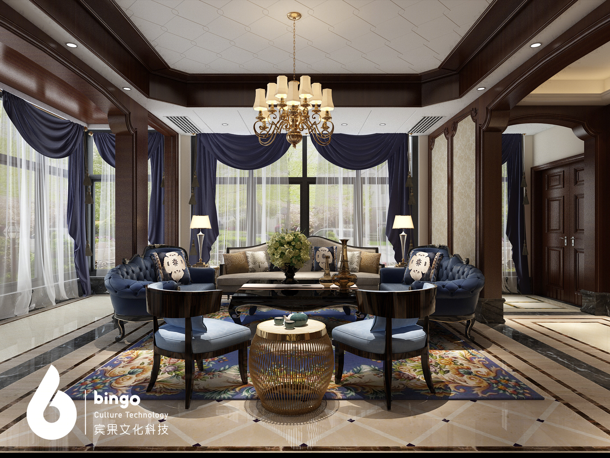 美式卧室设计，情调与温柔的完美融合-1