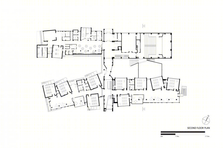 美国迪利然中央学校丨Storaket Architectural Studio-63