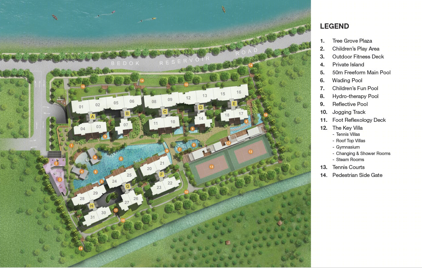 新加坡 Waterfront Key 住宅景观-16