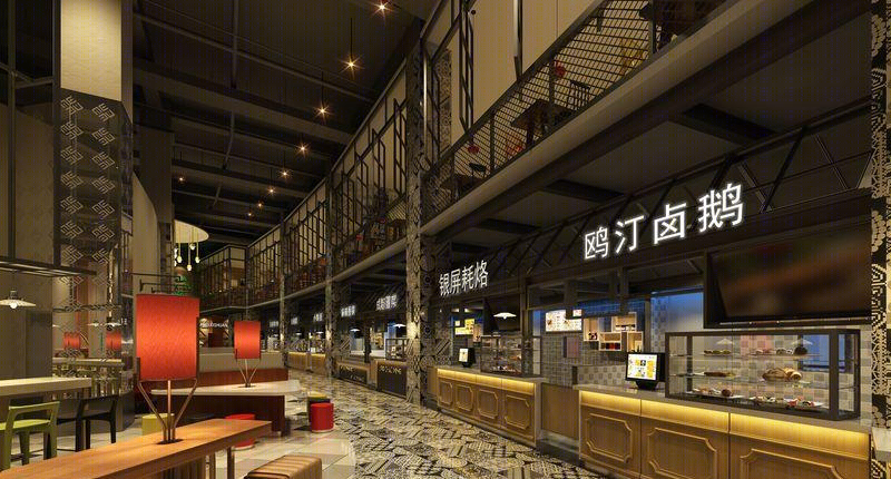 美食广场 | 体验式设计引领餐饮潮流-11